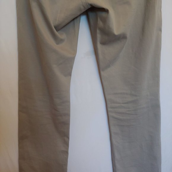 Adriano Goldschmeid Khaki Everett Slim Straight Leg Women Pants 31 - Picture 7 of 14
